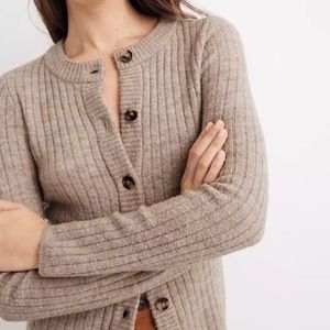 Madewell - Shrunken Ribbed Knit Cardigan